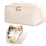 CNMTCCO Kosmetiktasche, Kapazität Tragbare Reise Make Up Tasche, wasserdichte...