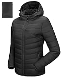 33,000ft Damen Leichte Steppjacke Packbare Übergangsjacke mit Taschen für...