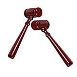 LALADEFIEE 2stücke Richterhammer Aus Gerichtszubehör Für Cosplay Auktionen...