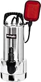 Einhell Schmutzwasserpumpe GC-DP 9035 N (900 W, Edelstahl-Pumpe, max....