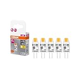 OSRAM LED BASE PIN MICRO, Vorteilspack mit 5 Niedervolt Leuchtmittel, ersetzt...