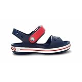 Crocs unisex-child Crocband Sandal Sandal, Navy/Red, 20/21 EU