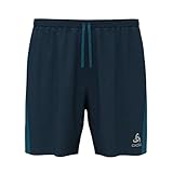 Odlo Herren Laufshorts ESSENTIALS 6 INCH, blue wing teal - saxony blue, L