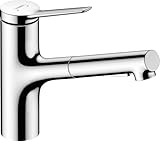 hansgrohe Zesis M33 - Küchenarmatur mit Brause ausziehbar, 2 Strahlarten,...