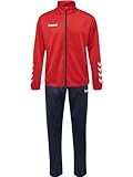 hummel Herren Ensemble Promo poly Track suit, TRUE RED/MARINE, M EU