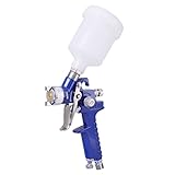 HVLP Spritzpistole, Farbsprüher Auto-Spritzpistolen-Set mit 0,8/1,0 mm Düse,...
