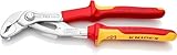 KNIPEX Cobra® Wasserpumpenzange, verchromt, 250 mm, VDE, Muttern bis 46 mm,...