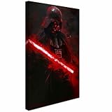 AREDE Bilder Wanddeko auf Leinwand Vader Art Decor Wohnzimmer Deko Zimmer...