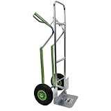 TRUTZHOLM Aluminium Sackkarre mit Treppenrutsche 200 kg Stapelkarre...