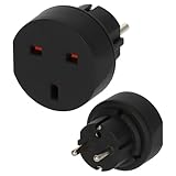 Brennenstuhl Reisestecker/Reiseadapter (Reise-Steckdosenadapter zum Anschluss...