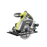 RYOBI 18 V ONE+ Akku-Handkreissäge R18CSP-0 (Sägeblatt-Ø 150 mm, Schnitttiefe...