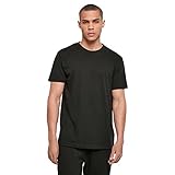 Build Your Brand Herren Basic Round Neck T-Shirt – Baumwollshirt im Regular...