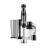 BLACK+DECKER Stabmixer | BXHBA1500E | 1500 Watt | 20 Geschwindigkeiten | Turbo |...