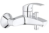 GROHE Eurosmart - Einhand-Wannenbatterie (Wandmontage, automatische Umstellung,...