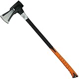 HRB Axt - Spaltaxt gehärtetem Stahl, zum Holz Spalten geeignet, Survival Axt...