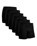 DANISH ENDURANCE Sports Trunks 6 Pack L Black 6-Pack