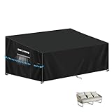 SIMPHAUS Abdeckung Gartenbank 185x99x89/61cm Gartensofa Abdeckung...