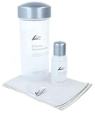LEADER Brillenbad SET - Schüttelbad mit Spezialreiniger 50ml + Microfasertuch -...