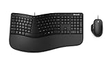 Microsoft Ergonomic Desktop (Set mit Maus und Tastatur, deutsches QWERTZ...