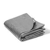 A-TEX® Abdeckplane 90g/m² (Grau, 2 x 3 m) | Verschiedene Stärken, Größen...