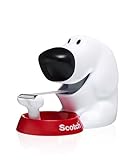Scotch Tischabroller inkl. 1 Rolle Klebeband - Hunde Klebeband Abroller, auch...