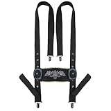 Scinzene Trachten Hosenträger für Herren aus Alcantara-Lederimitat, Y-Form...