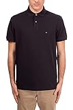 Tommy Hilfiger Herren Poloshirt Kurzarm 1985 Regular Fit, Schwarz (Black), XL