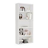 Panana Bücherregal, Holzregal mit 5 Fächern, Regale, Bücherschrank,...