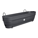 elho Vibia Campana Balkonkasten Allin1 70 mit Wasserreservoir - Übertopf für...