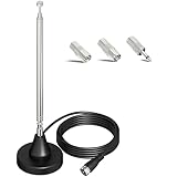 DAB Antenne Zimmerantenne,75 Ohm UKW Antenne,DAB UKW Radioantenne Digitale...