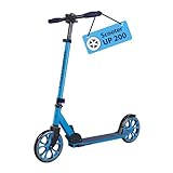 HUDORA Scooter Up 200 - Geräuscharmer Aluminium-Roller für bis zu 100kg -...