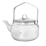STABILOTHERM Edelstahl Outdoor-Kaffeekessel 1 Liter I ideal für Lagerfeuer &...