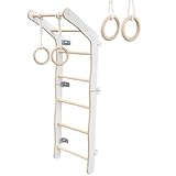 MAMOI® Klettergerüst Indoor fürs Zimmer | Sprossenwand aus Yarnwood |...