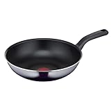 Tefal D52619 Resist Wokpfanne| sichere Titanium Antihaftversiegelung |...