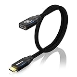 USB C Verlängerungs Kabel 0,5M, 20Gpbs Datenkabel USB C 3.2 Gen2x2...