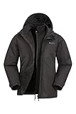Mountain Warehouse 3-in-1 Outdoor-Jacke - Wasserdicht, Atmungsaktiv, für Herren...