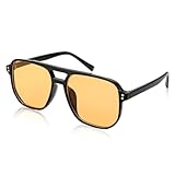 FEISEDY Retro Square Sonnenbrille Damen Herren 70er Jahre Vintage Trendy Brille...