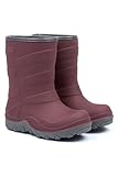 Mikk-line Gummistiefel Kinder Gefüttert 34 | Wasserdichte Allwetter-Stiefel...