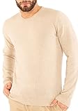 Marine Cashmere - O'Neck aus 100% Kaschmir für Herren, Pullover mit...