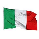 Aricona Italien Flagge 90x150cm - wetterbeständige Fahne mit Messingösen, 100%...