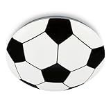 BRILONER - LED Deckenlampe mit Fußballmotiv, neutralweiße Lichtfarbe, 12 Watt,...