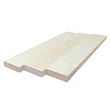 Saunabanklatten aus Espe Massivholz Saunaholz 25 x 105 mm Länge 1,8 m bis 2 m,...