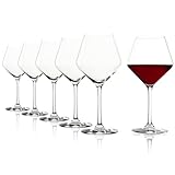 Stölzle Lausitz Burgundergläser Revolution 6er-Set 545 ml – Elegante...
