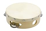 Tamburin Handtrommel Tambourin aus Holz, Musikinstrument für Kinder D: 15 cm...