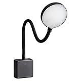 SEBSON LED Steckdosenlampe dimmbar schwarz, Leuchte für die Steckdose 4W,...