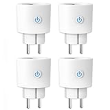 ANTELA WLAN Smart Steckdose mit Strommessung 16A, Smart Home Steckdose...