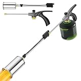Sondiko Große Flamme Unkrautbrenner, Gasbrenner Unkraut Abflammgerät,...
