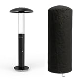 TEMPO STYLE - Pelletofen Lumea für den Außenbereich | 360°-Heizung bis zu 6...