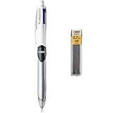BIC 4 Farben Kugelschreiber Set 4 Colours 3+1HB, mit Bleistift, 1er Pack, inkl....