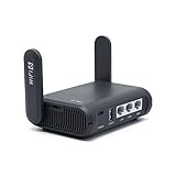 GL.iNet AXT1800 (Slate AX) Klein Gigabit WLAN WiFi 6 Router für Zuhause &...